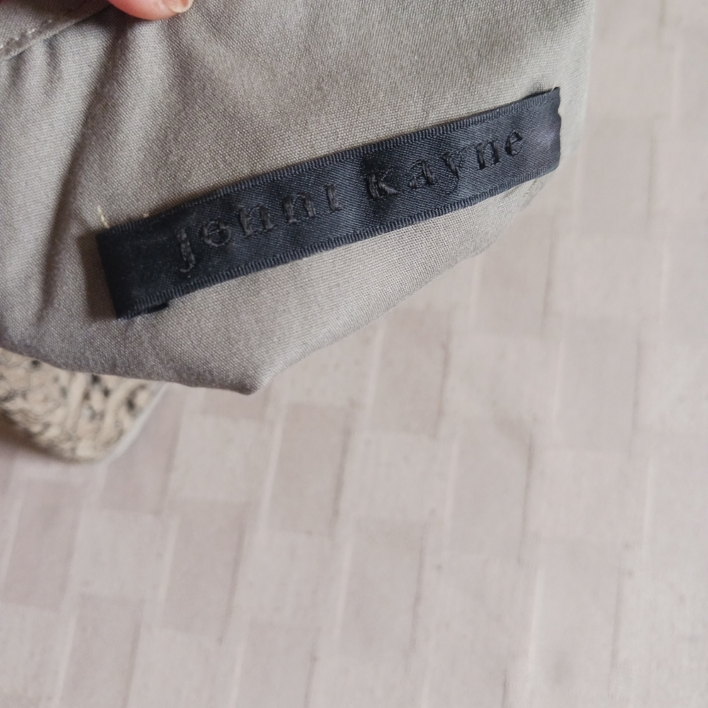 Jenni Kayne Olive Green Eyelet Shift Dress - Picture 8 of 11